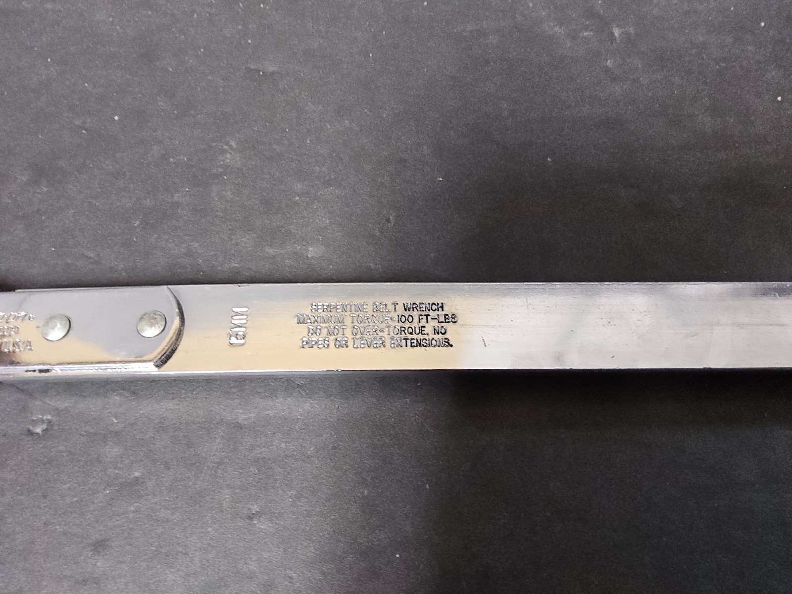 Snap-on Tools 15mm Serpentine Belt Tensioner Tool Wrench Ya9350 B1 Usa