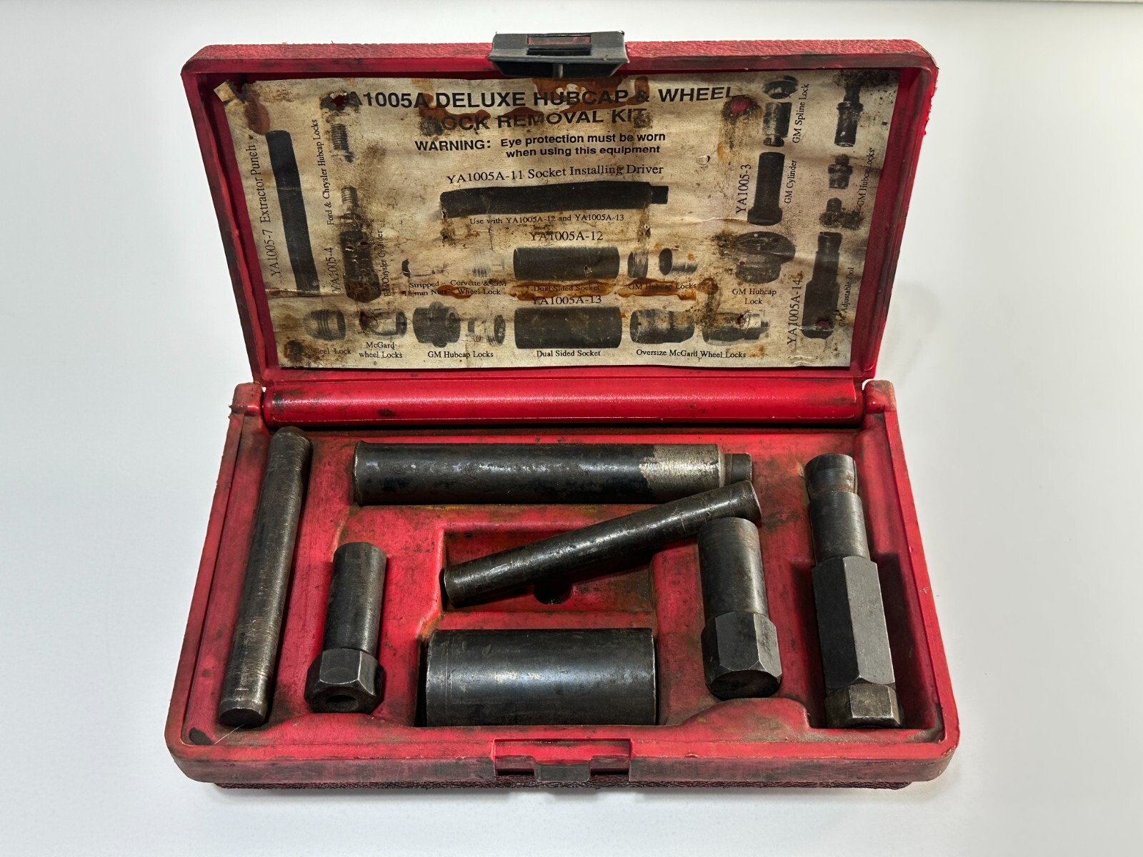 Blue-Point Tools USA YA1005C Deluxe Hubcap & Wheel Lock Removal Kit Set