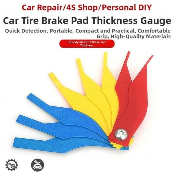 For Car Brake Pad Thickness Measuring Tool with Lightweight Portable Design