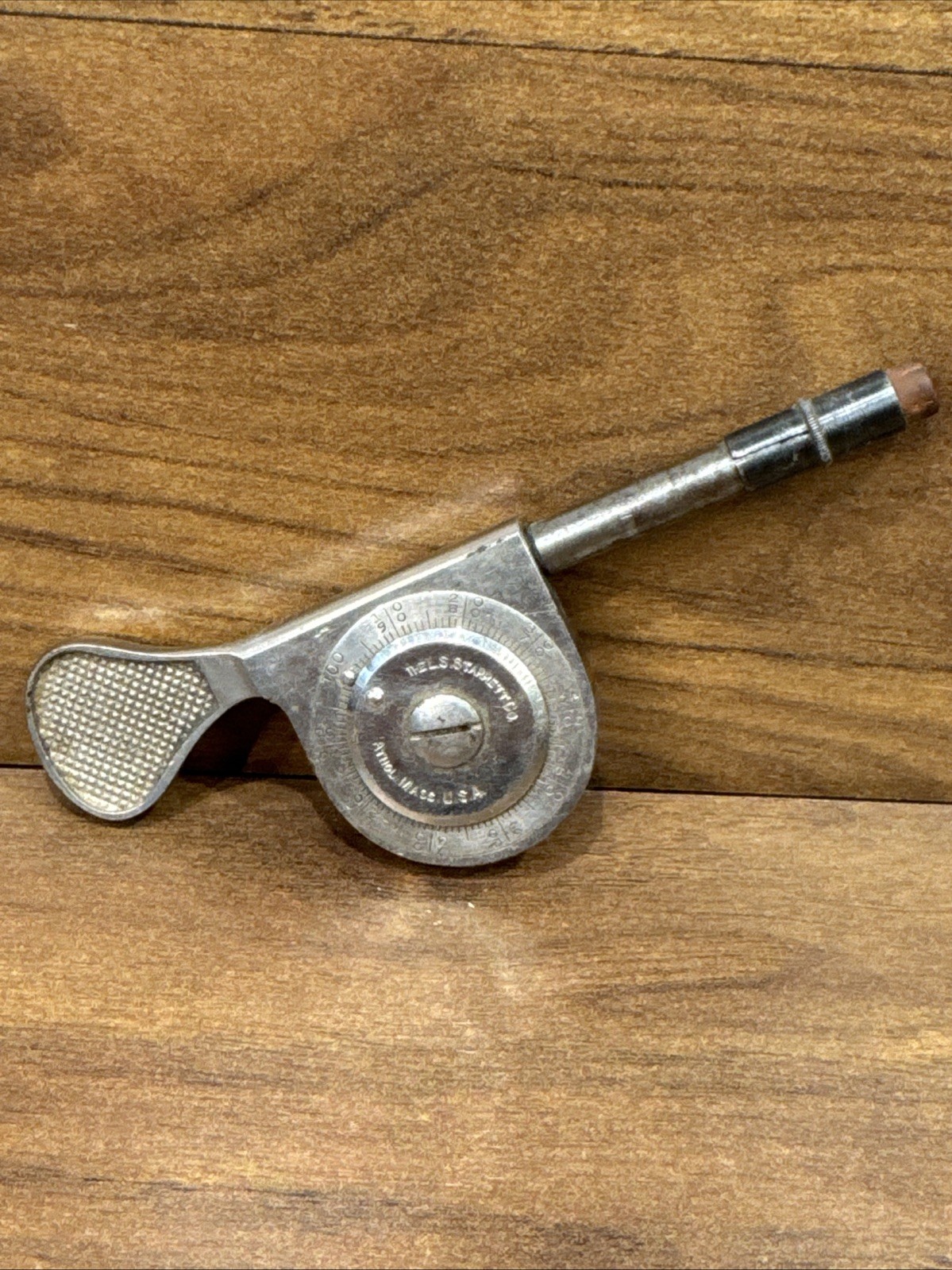 Vintage Gauge L. S. STARRETT Athol Mass. U.S.A. 1897, 1905 rotation counter