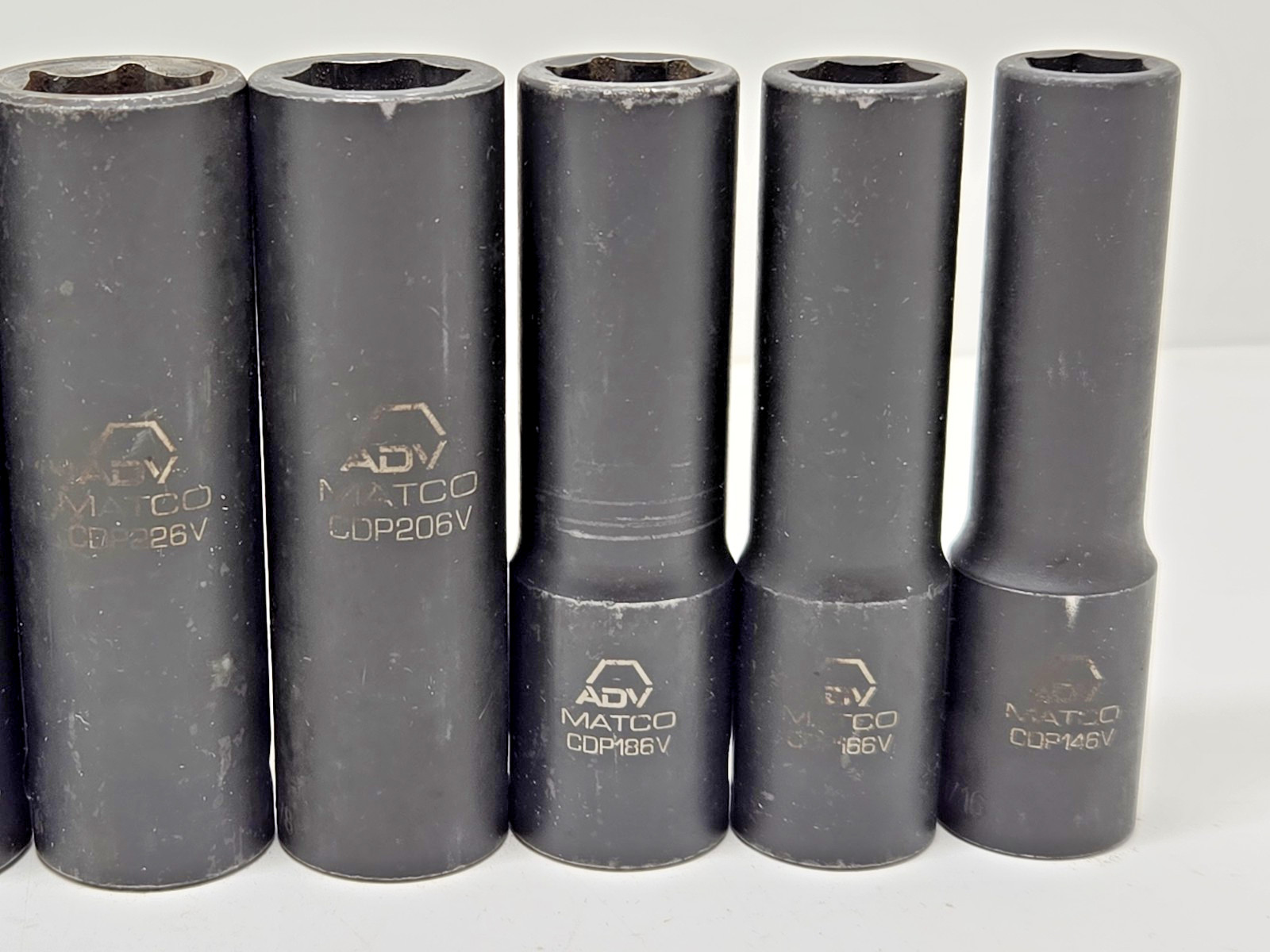 Matco Tools ADV 11 Piece SAE 1/2” Drive Deep Impact Socket Set