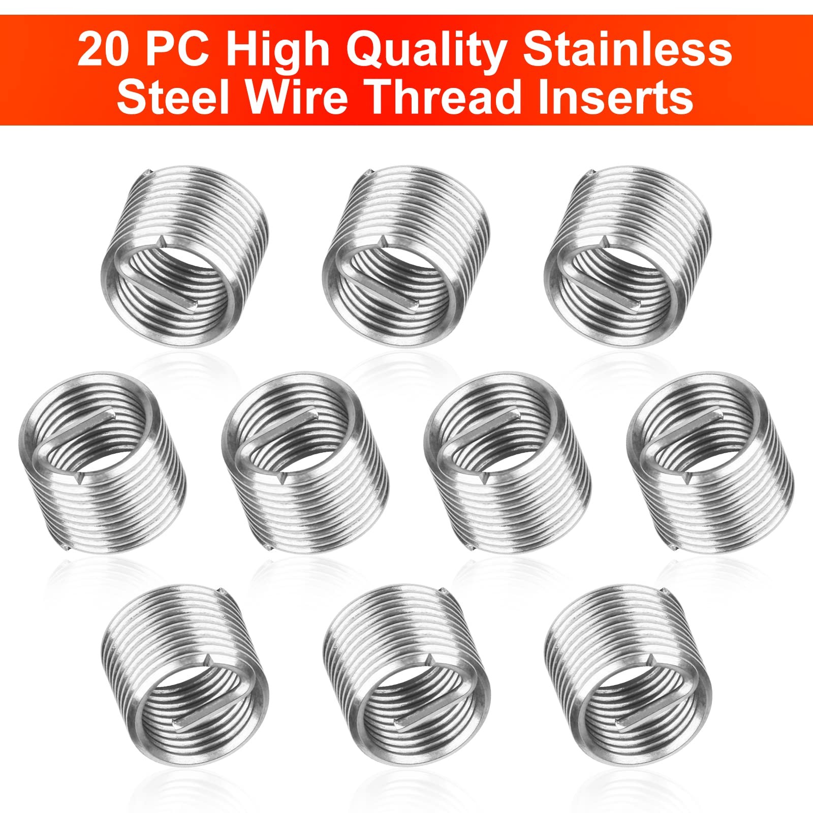 Thread Repair Kit M6 X 1.0mm, Metric Thread Repair Insert Kit