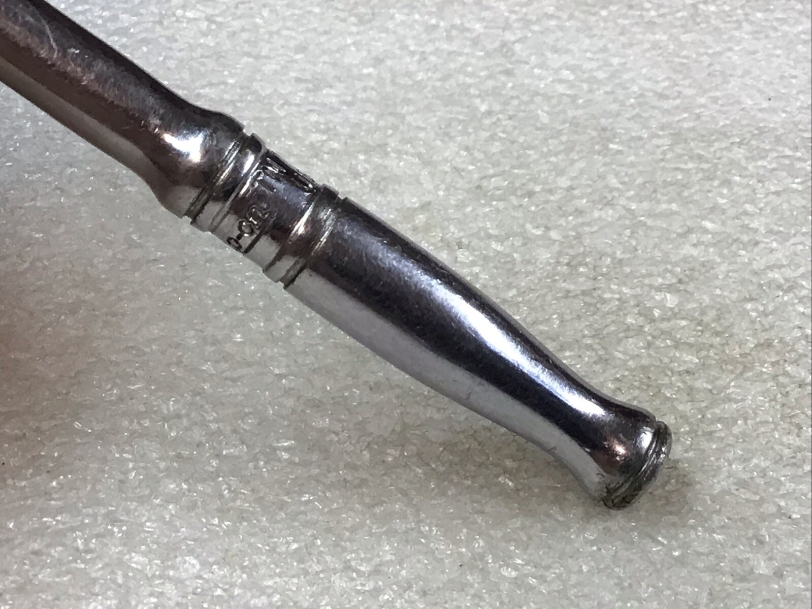 Snap-On#TM70B – 1/4” Dr., Chrome, 4.25” Long, Stubby Ratchet-USA🇺🇸🇺🇸-USA-