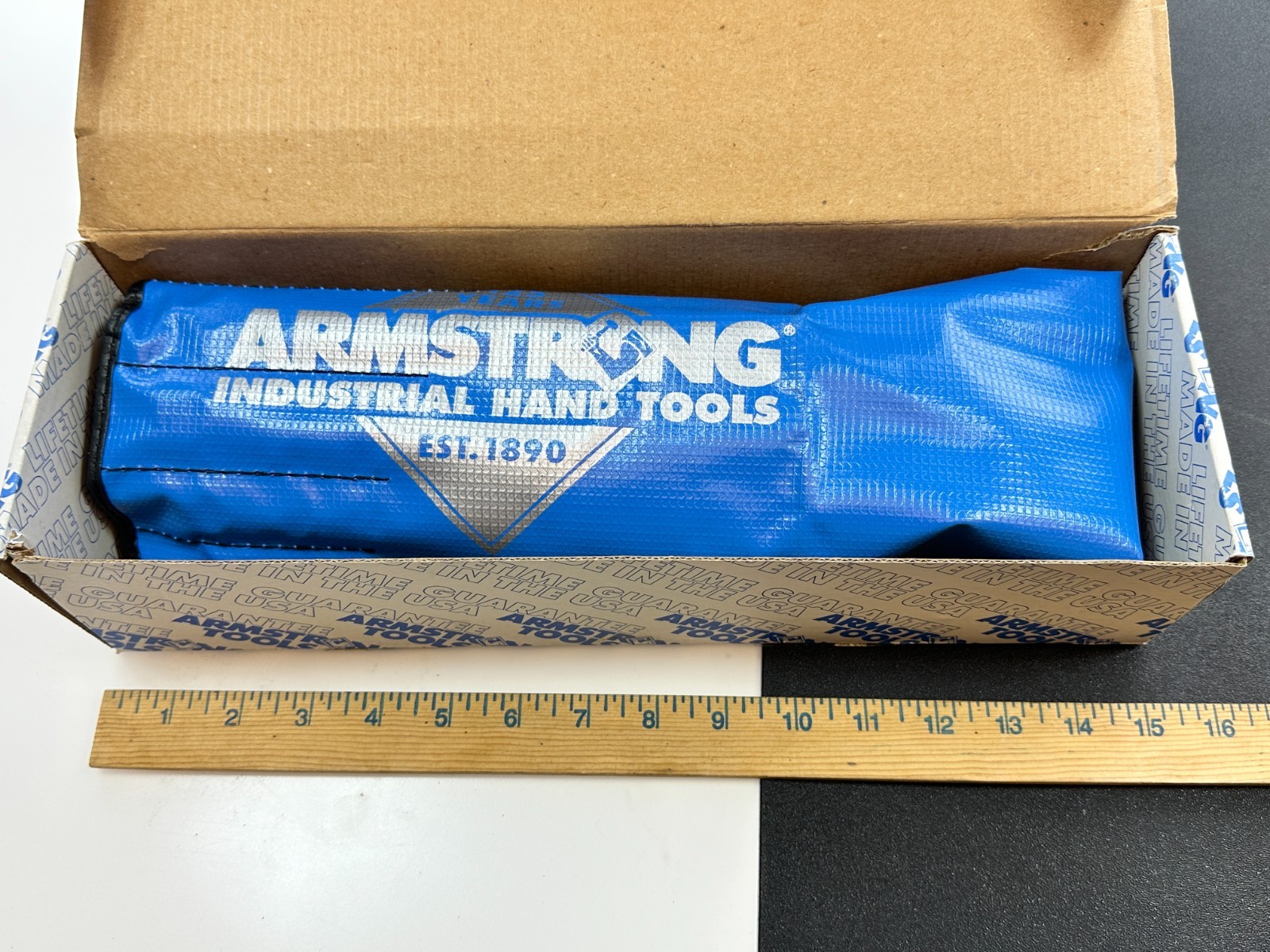Armstrong Tools USA 52-677 10pc Metric Satin Long Combination Wrench Set NEW NOS