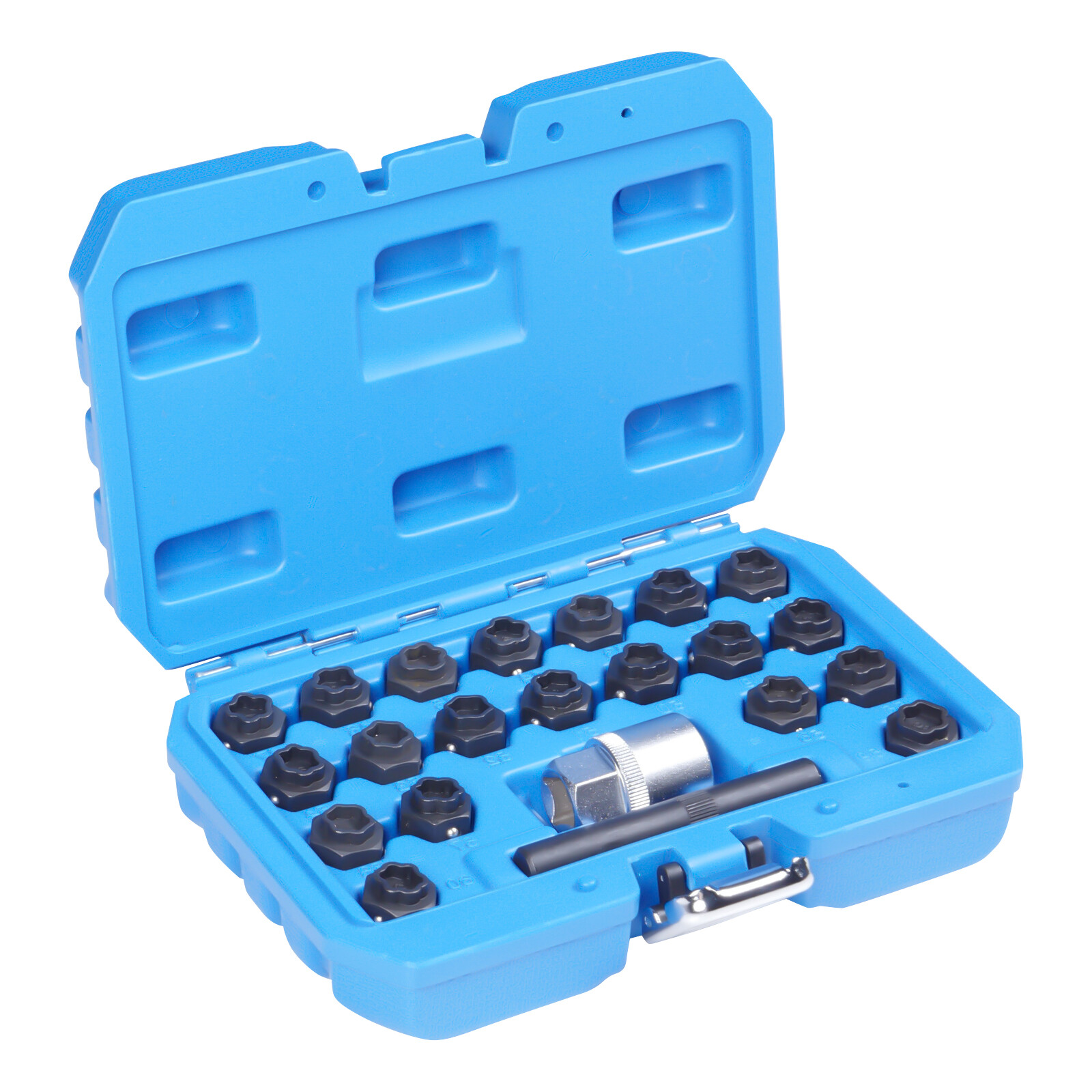 22pcs Fits BMW MASTER LOCKING WHEEL Anti-Theft NUT KEY SET REMOVAL LOCK Socket