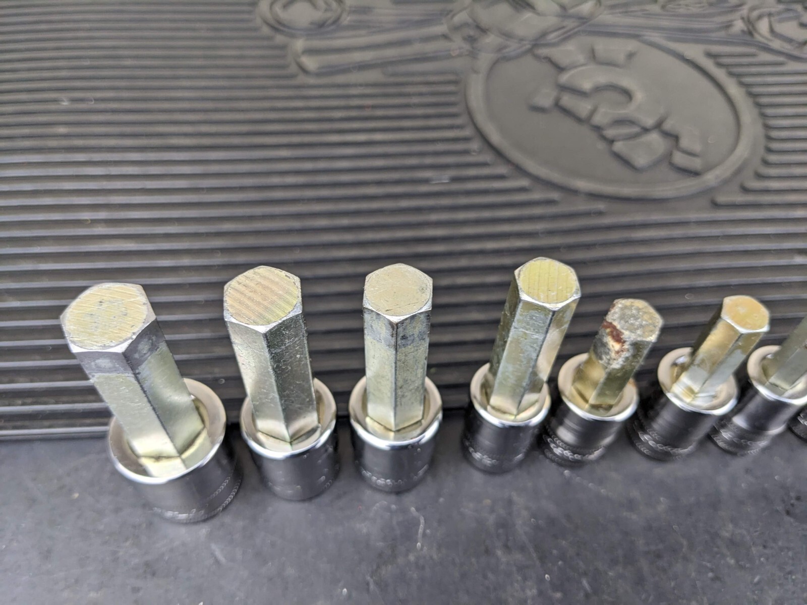 #be215 Snap-On 11pc Metric Hex Allen Socket Set 3/8″ Drive 4mm to 14mm 211EFAMY