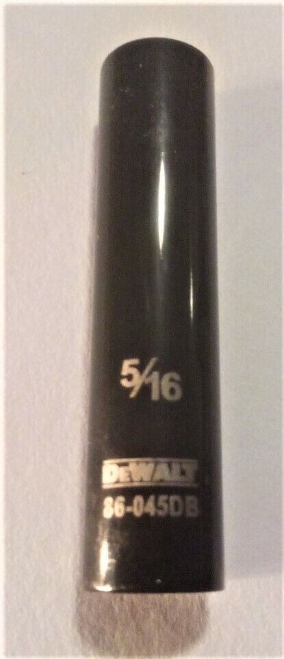 Dewalt 5/16″ x 1/4″ Deep Socket 86-045DB Black Chrome
