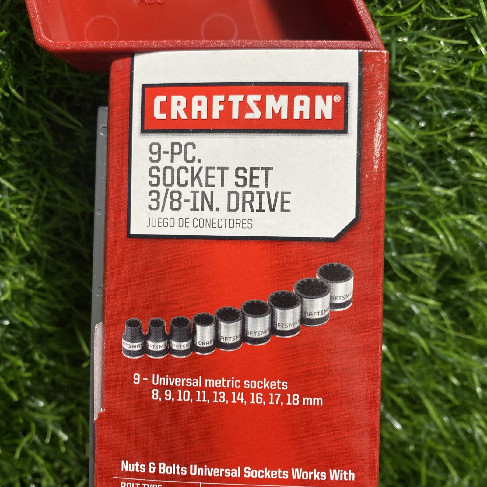 Craftsman Vintage 9-Piece Metric Socket Set 9-2496 NOS