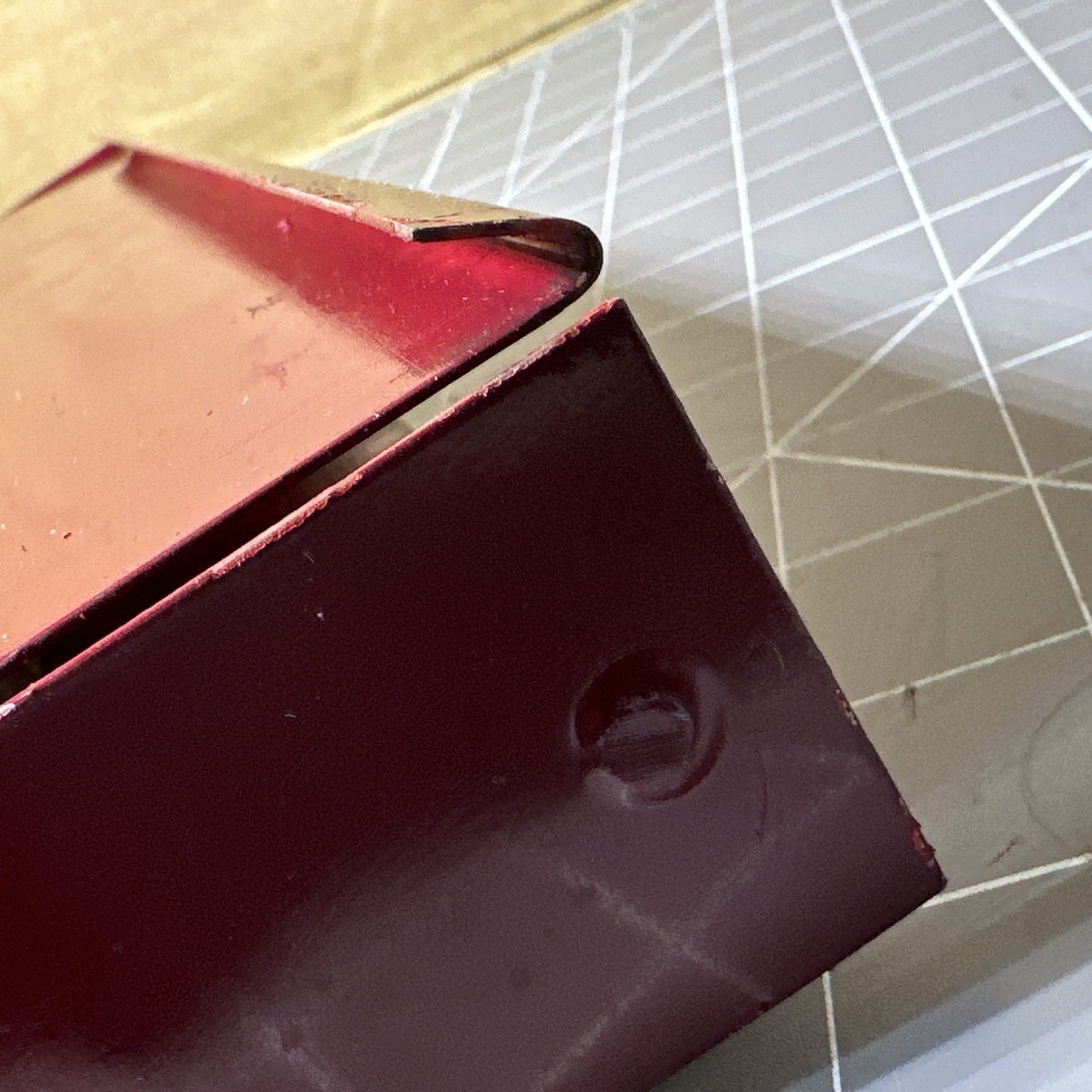 Vintage Snap-on KRA158 Metal Deep Socket Tray – Rare Royal Maroon 16-1/8”