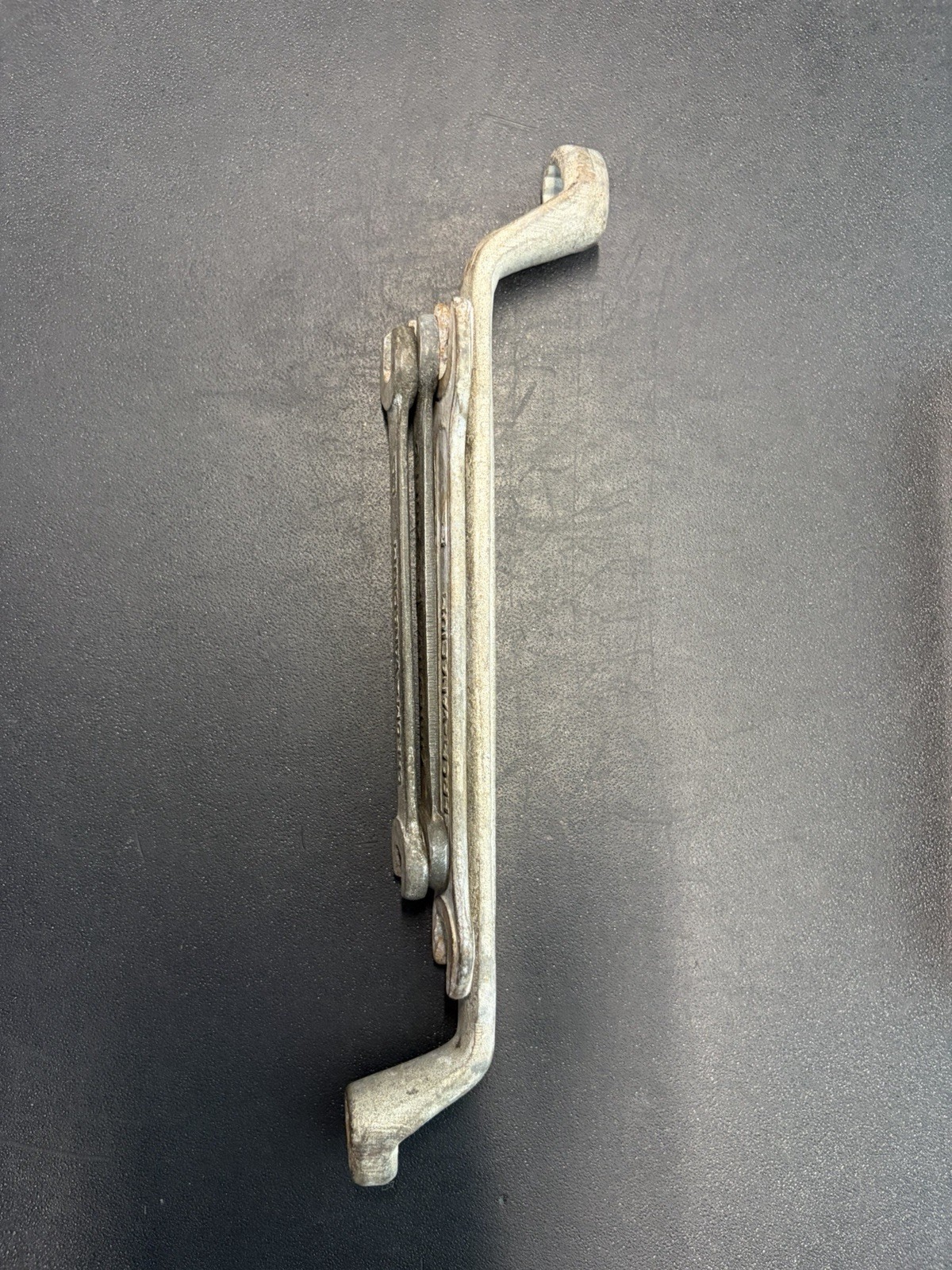 SOVIET VINTAGE WRENCH MADE IN USSR OPEN ENDED, Box Metric