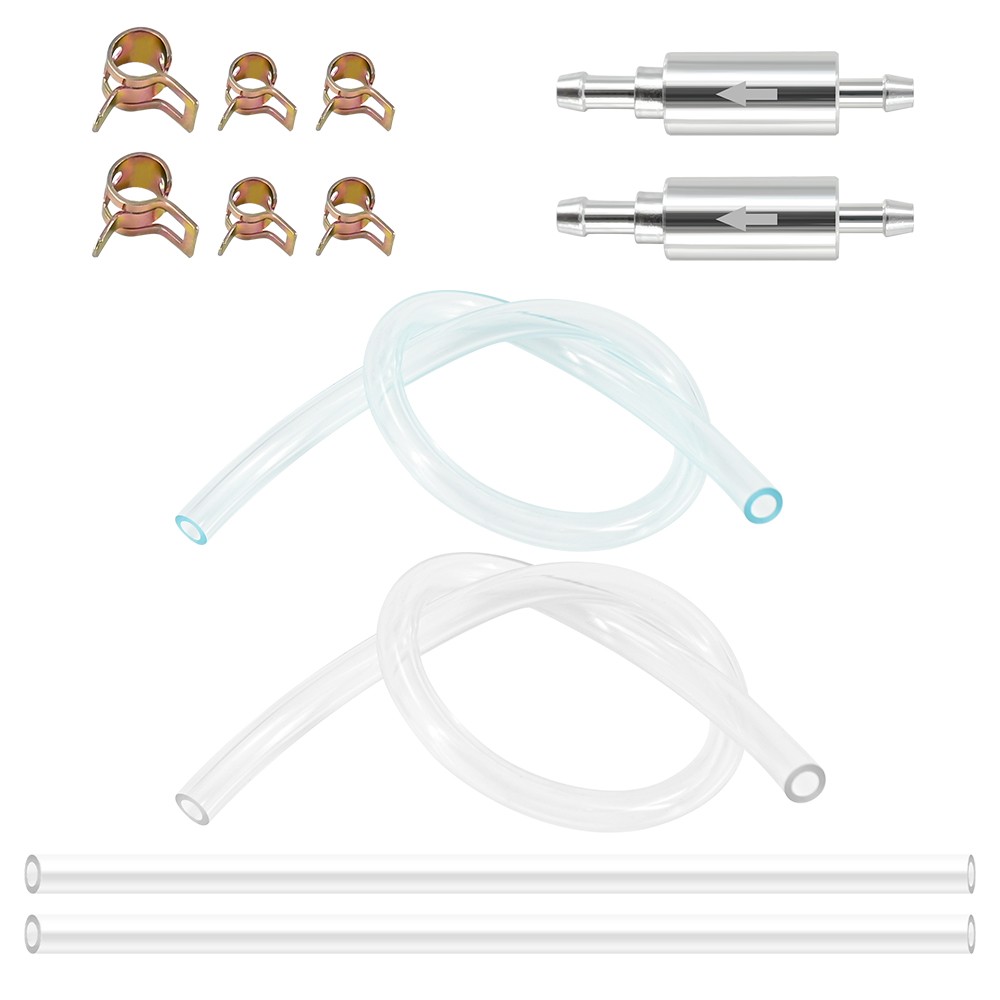 2 PCS BRAKE BLEEDER HOSE, ONE WAY CHECK VALVE TUBE BLEEDING TOOL KIT SILVER US