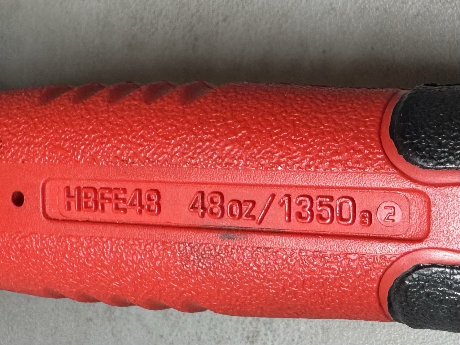 Snap-on mallet hbfe48 hammer tools 48 oz RED