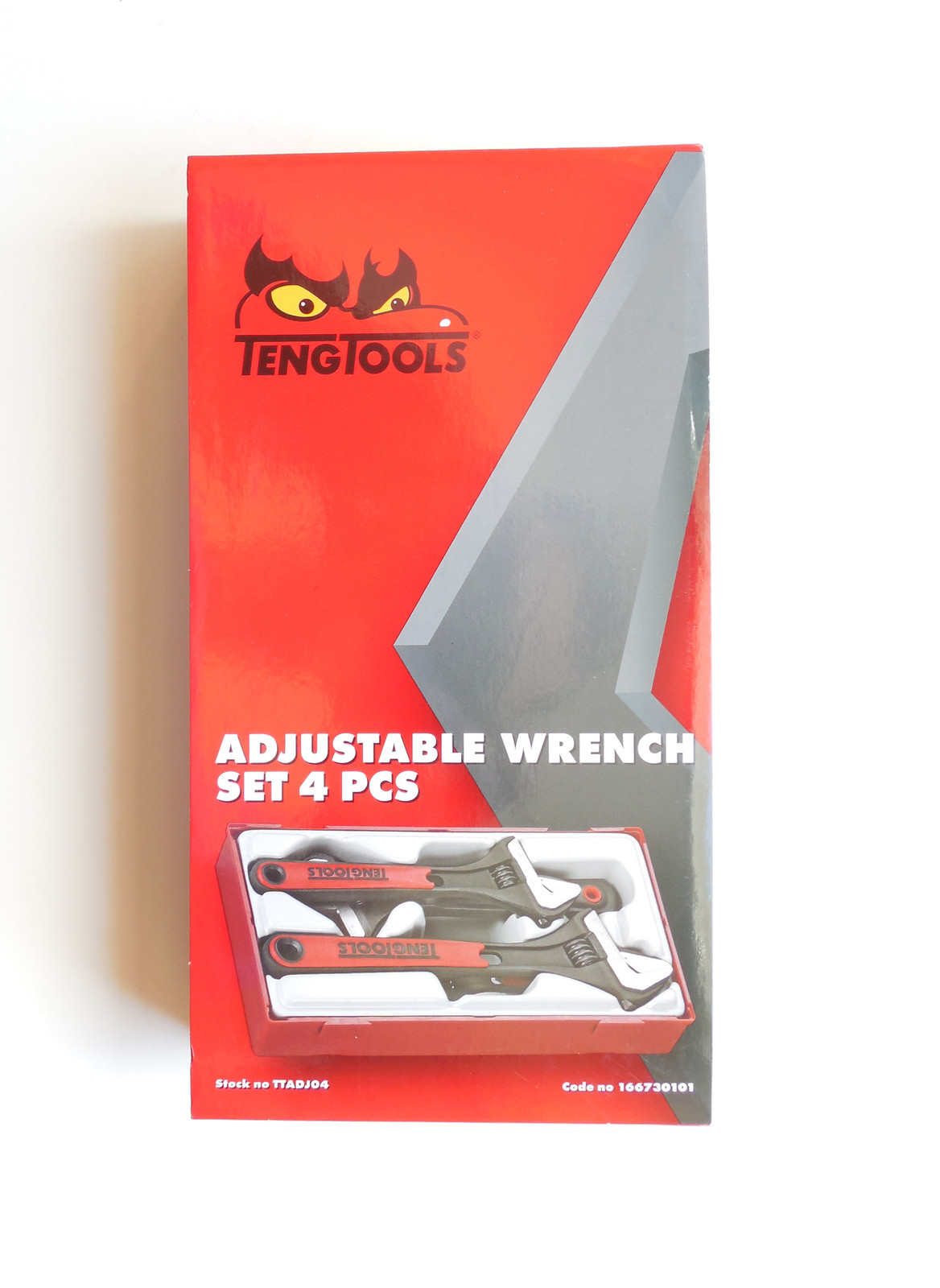 TENG TOOLS 4 PIECE ADJUSTABLE WRENCH SET TTADJ04