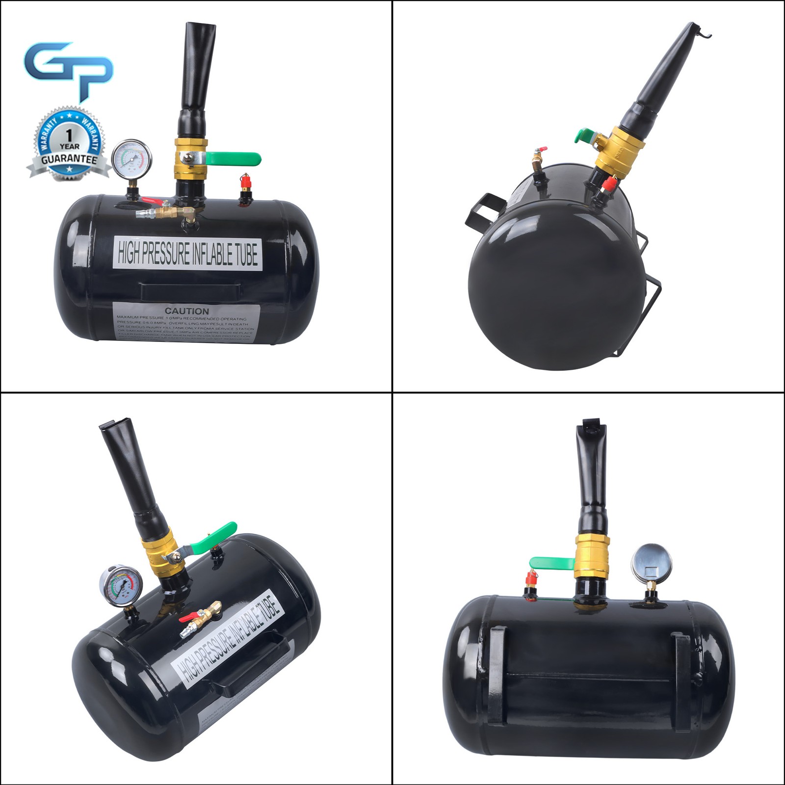 Air Tire Bead Seater (5 Gallon) Blaster Tool Seating Inflator Truck ATV 145PSI