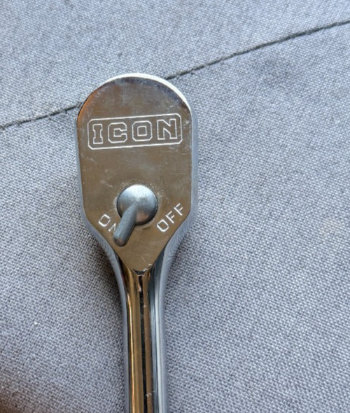 ICON 1/2 in. Drive Professional Low-Profile Ratchet 90 Tooth R3S NOB