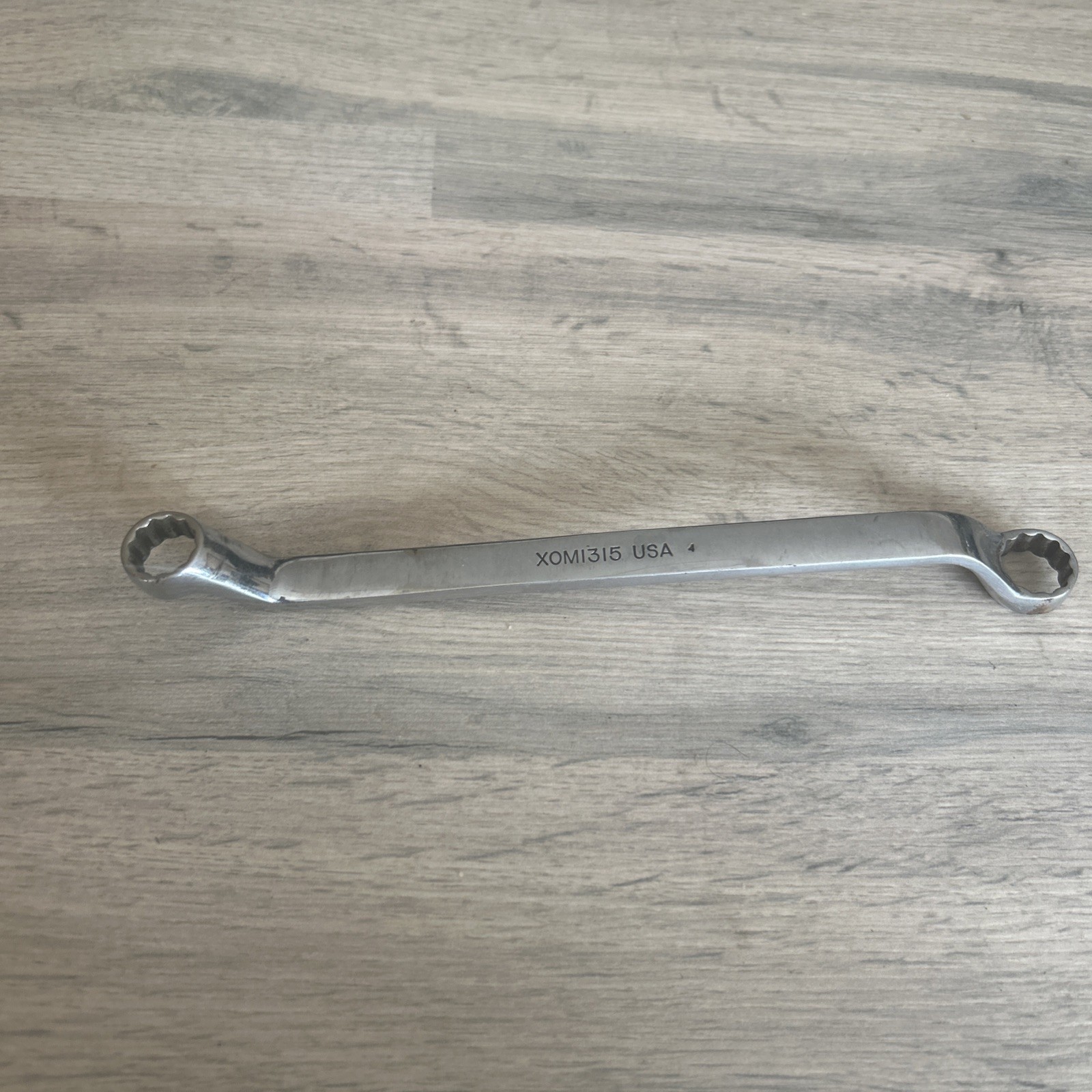 Snap On 13mm-15mm 12-Point Metric 60° Deep Offset Box Wrench XOM1315