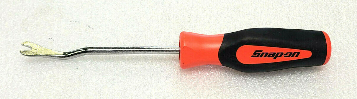 New Snap-On Trim Pad Clips Removal Tool ORANGE BLACK Soft Grip Handle ASG185B