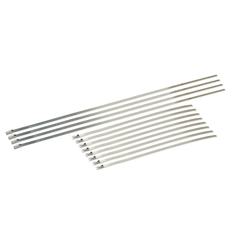 DEI 10205 Stainless Steel Locking Tie Eight 8in and Four 14in per pack