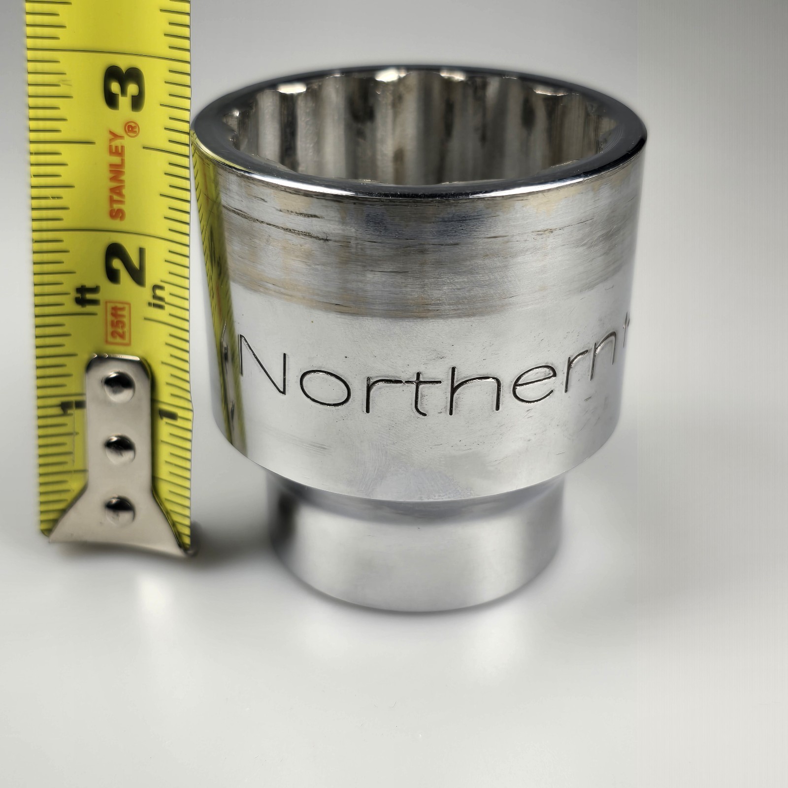 Northern 1-7/8″ Socket 1″ Drive CR-V 12 Point Large Heavy Duty USA Tool