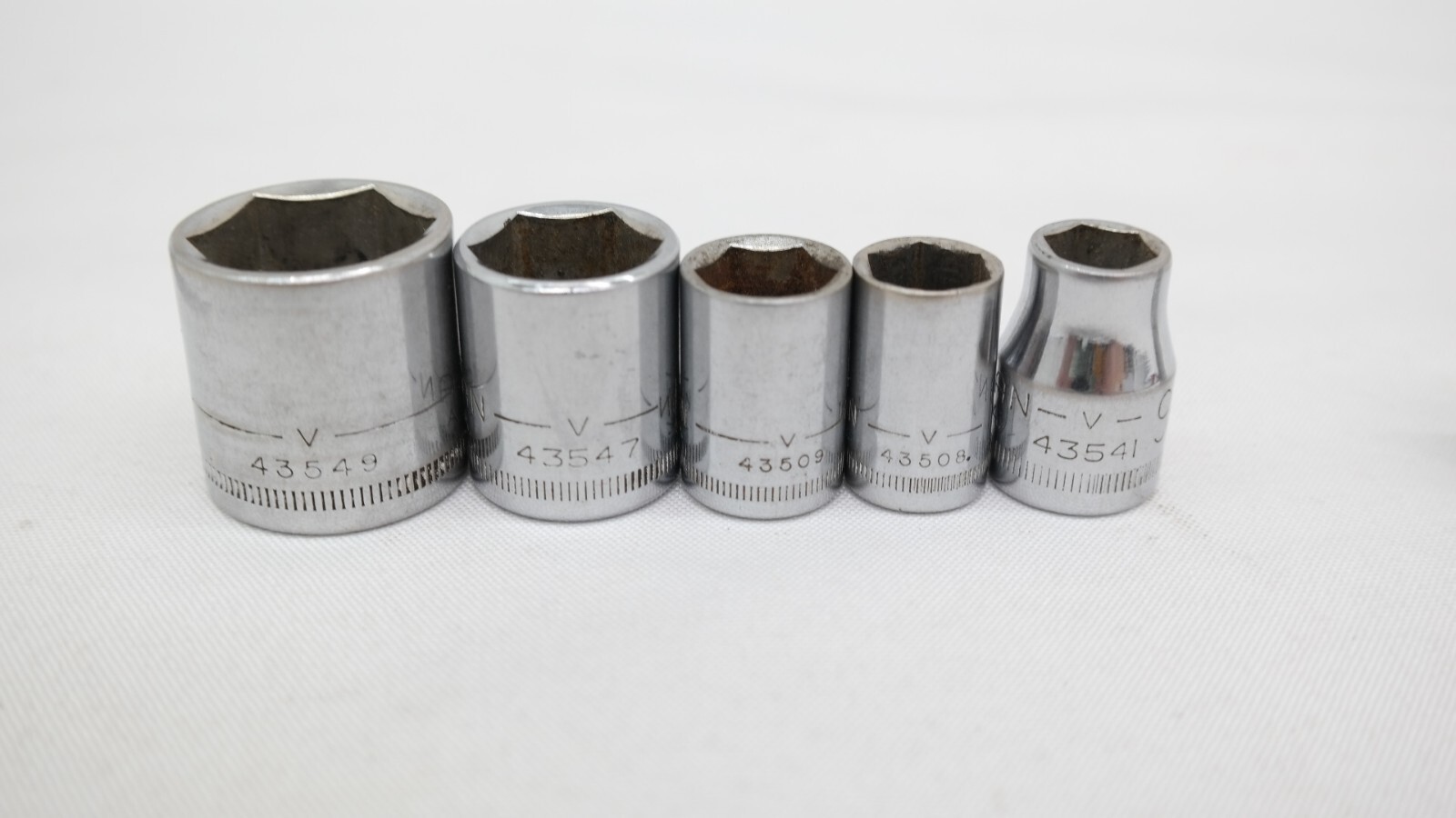 Craftsman Metric 6 Point Sockets 19, 15, 11, 10, 9, 6, 5, & 4mm Mixed Lot of 9