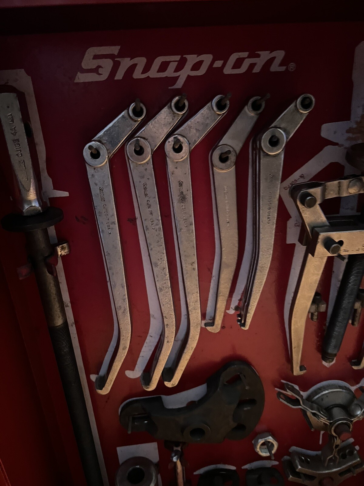 Snap On CJ2000 Combination Puller Set Cabinet Master Set 🔥keys NO SHIP Complete