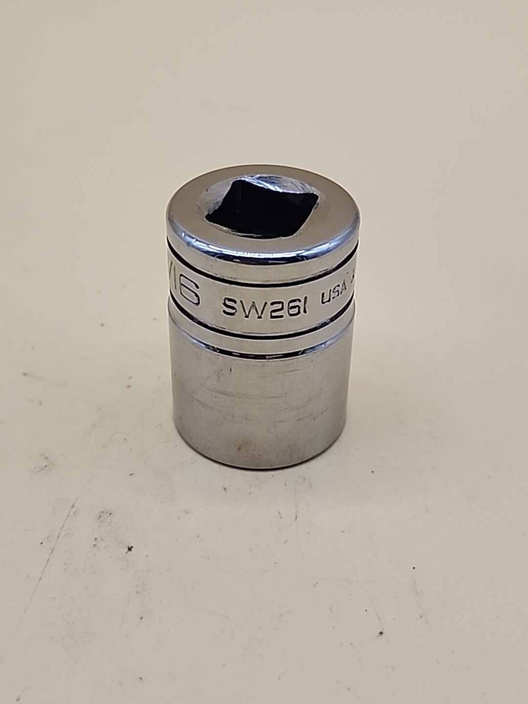 Snap-on Tool SW261 13/16″ SAE Flank Drive Shallow Socket 1/2″ Drive 12 Pt USA