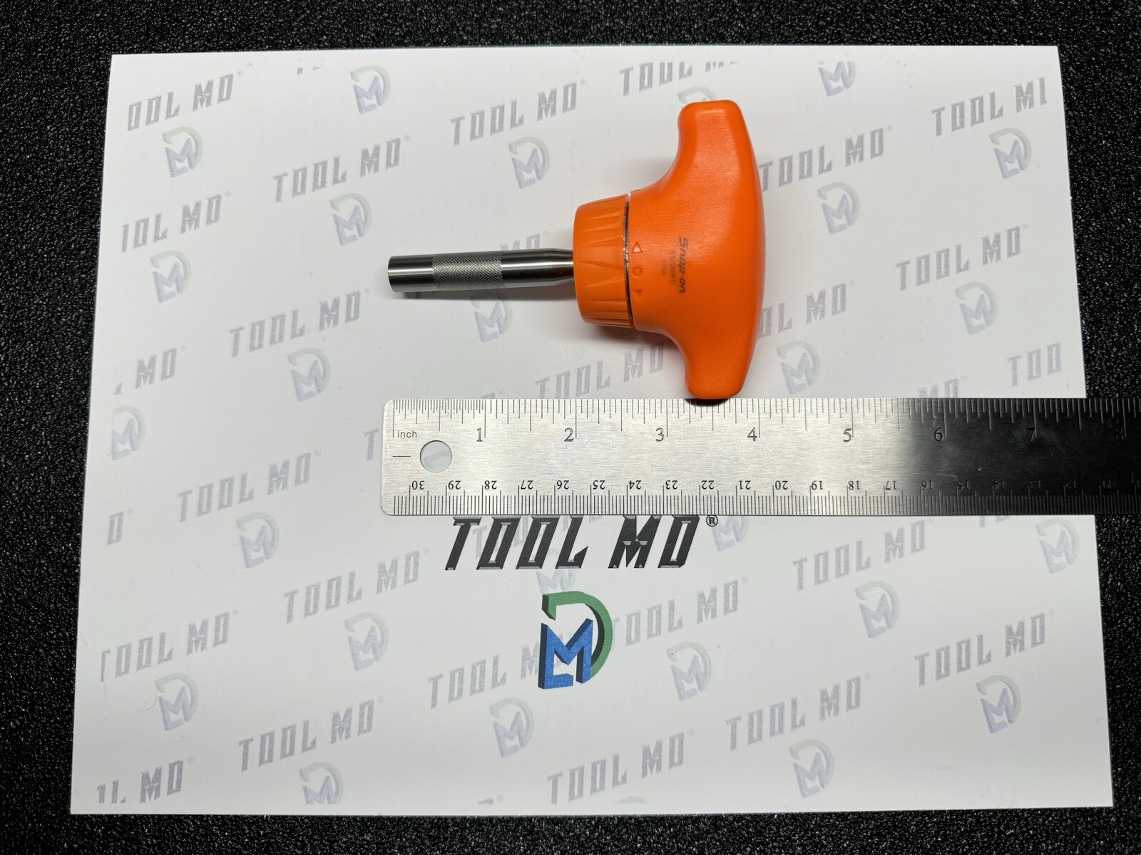 Snap-on Tools USA NEW ORANGE T-Handle Ratcheting STUBBY Screwdriver SSDMRT1