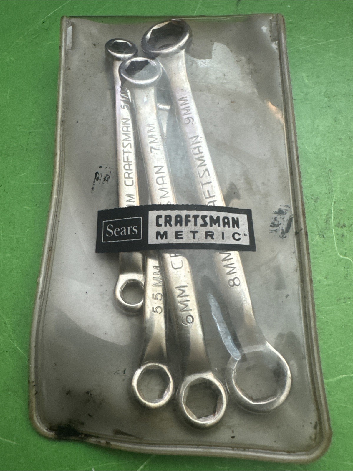 Craftsman USA 4 Piece Metric 6 Point Offset Box End Ignition Wrench Set MPN 4377