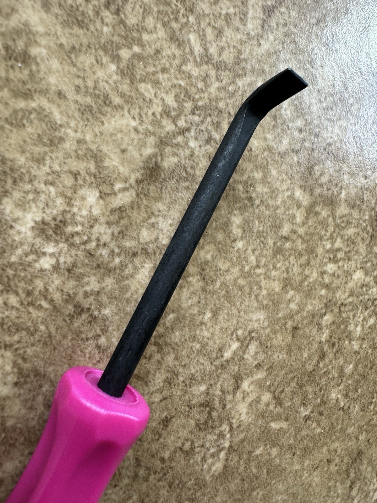 🟣 NEW Snap-On ELECTRIC PINK 90 Degree MINI Pocket Prybar Electric Pink PBMA5