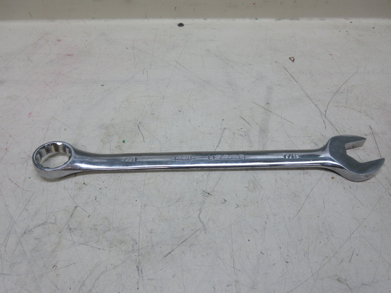 Urrea 1228 7/8″ 12 Point Chrome Combination Wrench Used Free Shipping