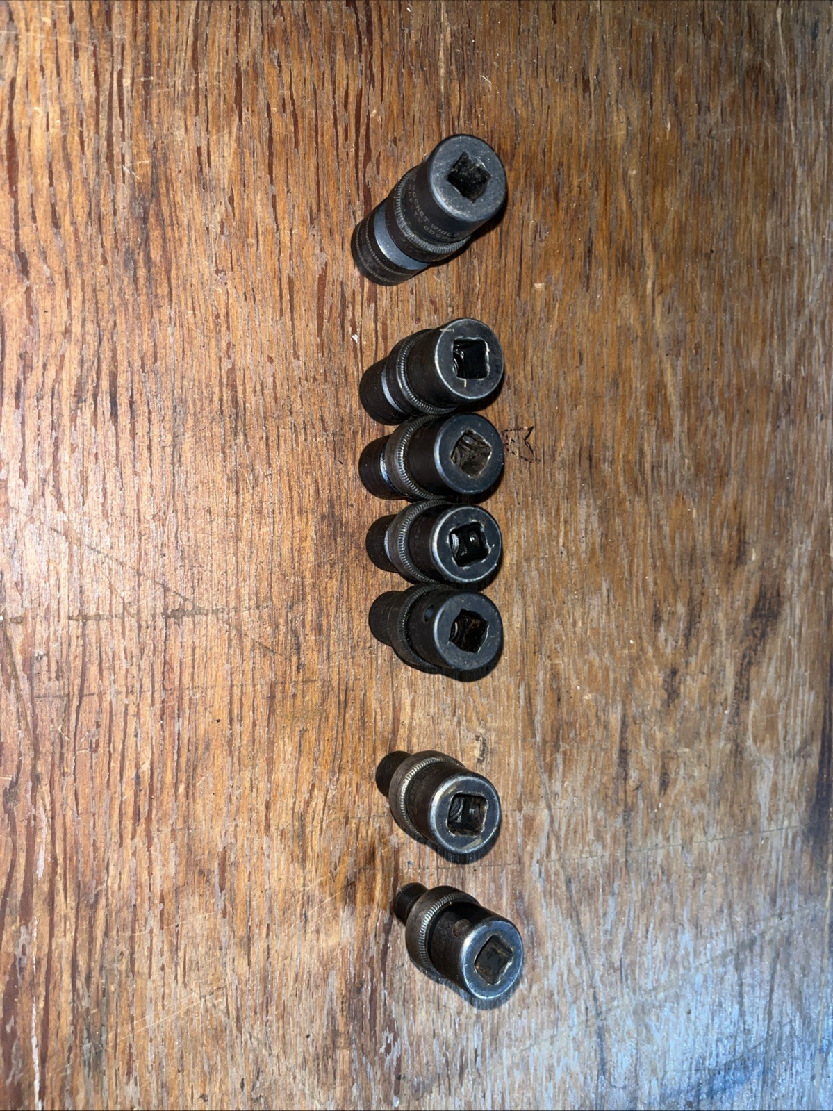 SNAP ON 7-Pc 3/8 Dr 6-Pt Flank Dr Shallow Impact Swivel Socket Set 8 10 12-15 17