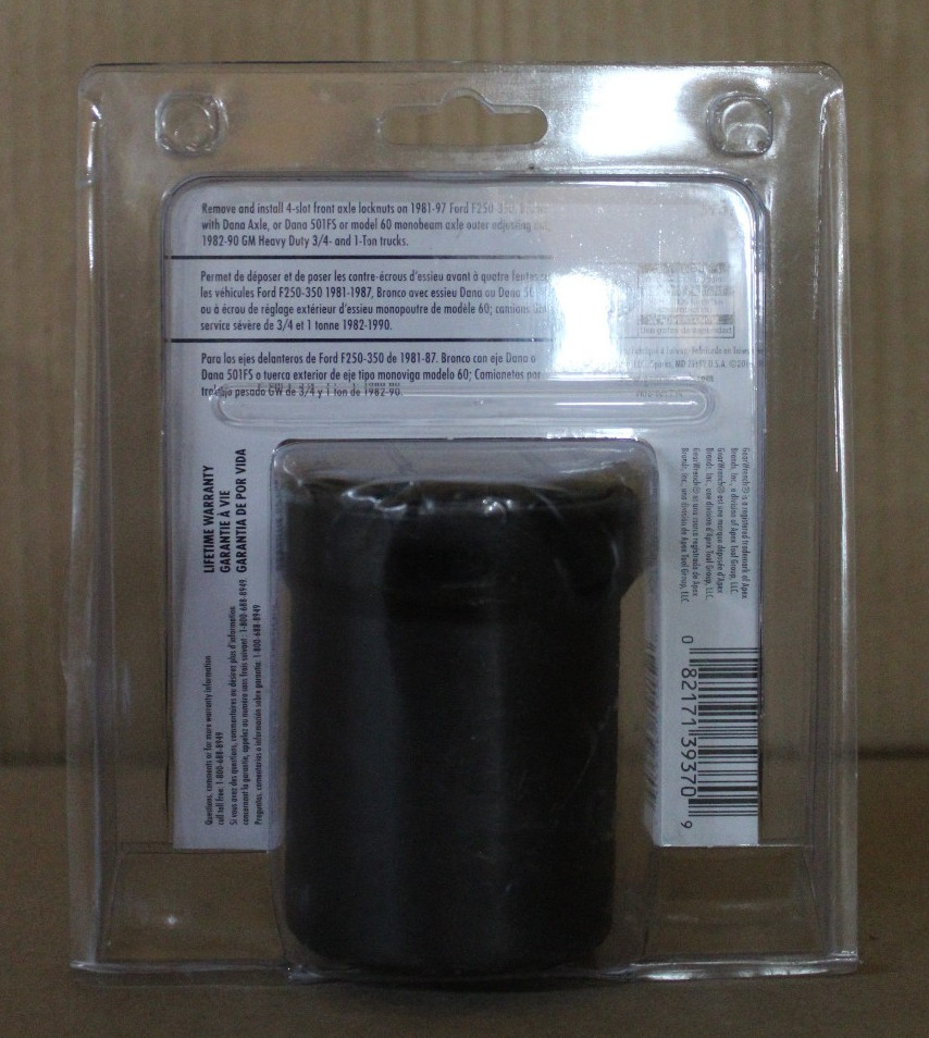 GEARWRENCH 3937 4-LUG 4WD SPINDLE NUT SOCKET 1/2 TON GM & DANA 50