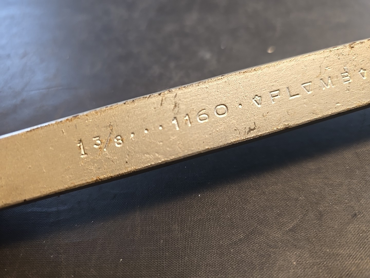 Vintage Plomb USA 1160 1-3/8 X 1-1/4″ SAE 12 Point Large Box End Wrench