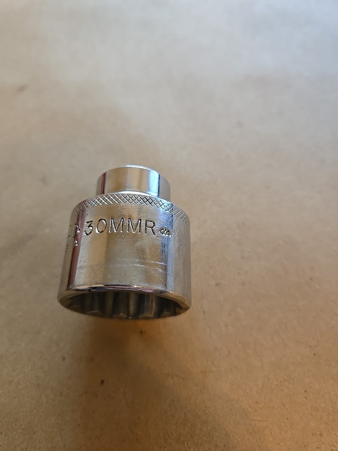 Mac Tools 1/2″ Drive 30MM 12PT Metric Shallow Chrome Socket USA V230MMR