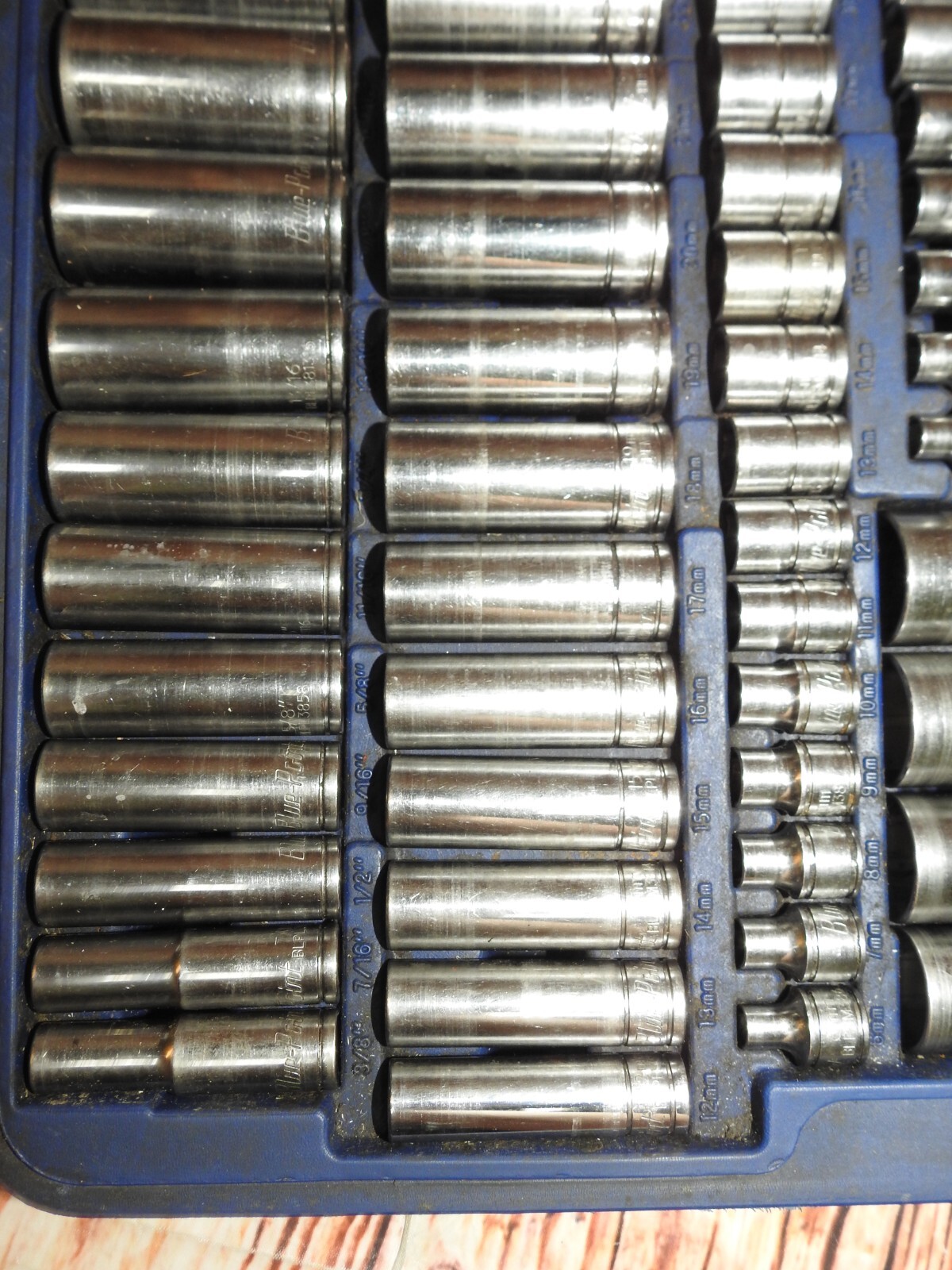 Blue-Point BLPGSSC155 155 Pc SAE Metric General Service Socket Set *Missing 3Pcs