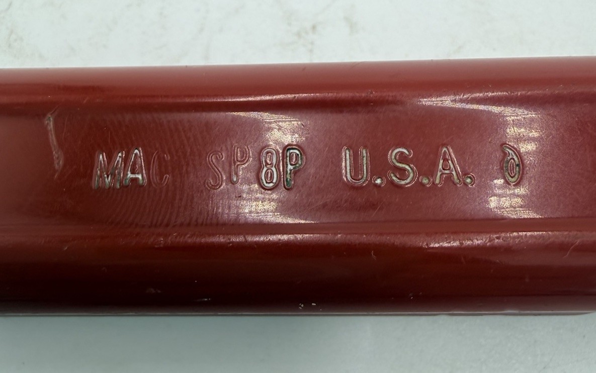 Vintage MAC Tools SP8P Philips Screwdriver Red Handle Made in USA 8″