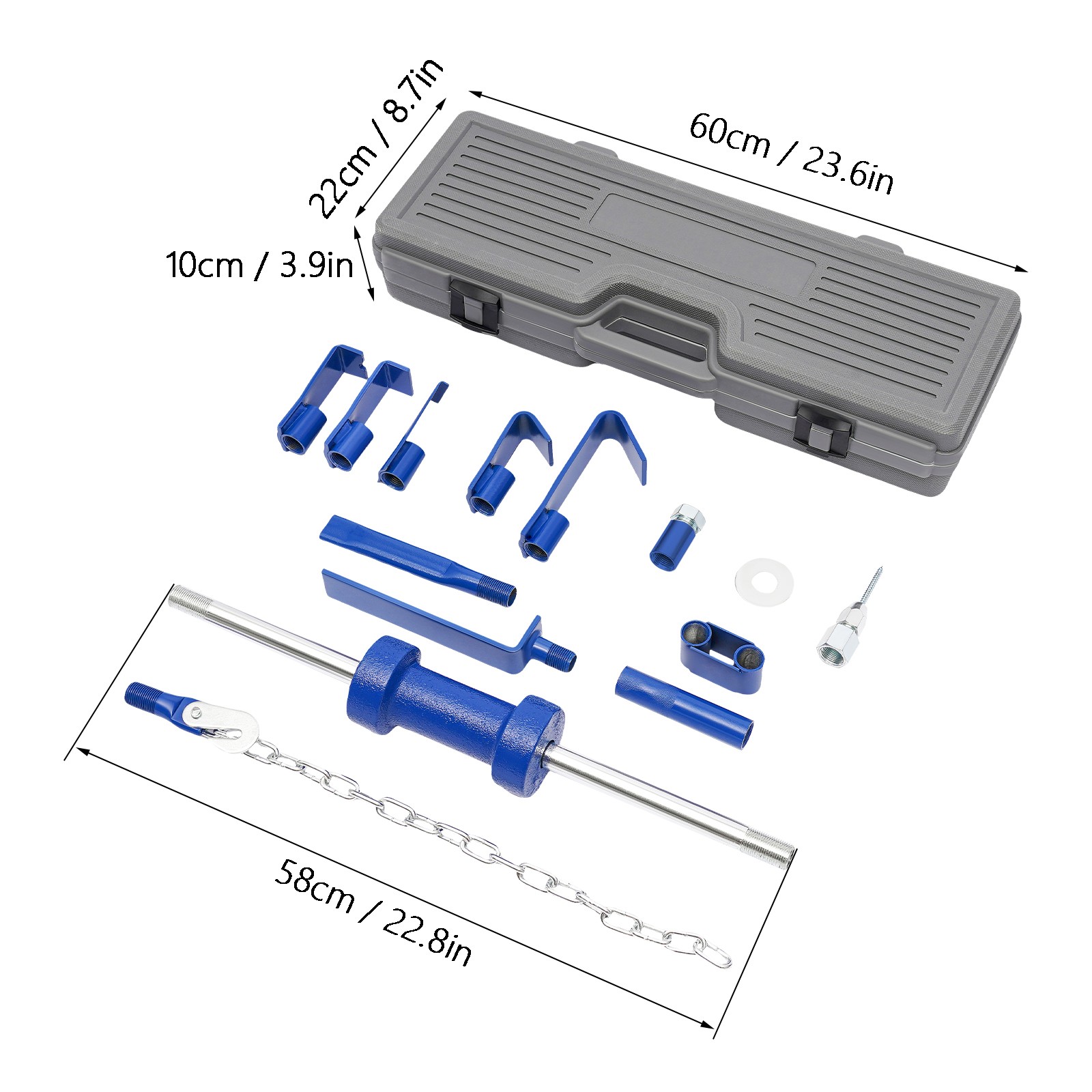 Dent Puller, Automotive Hammer Puller Frame Set, Slide Hammer Dent Puller Set