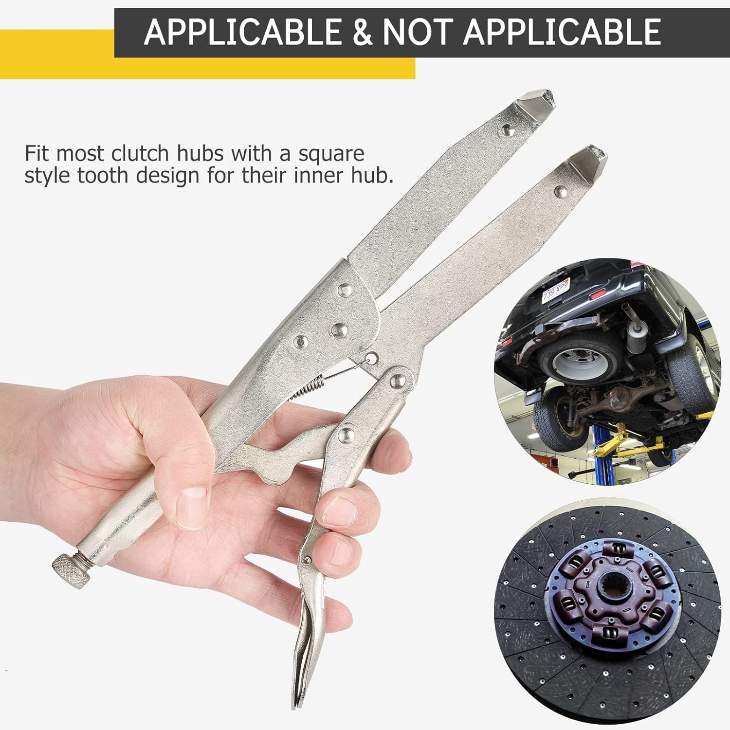 Clutch Holding Tool, Motorcycle Clutch Hub Basket Holder, Heavy Duty Flywheel