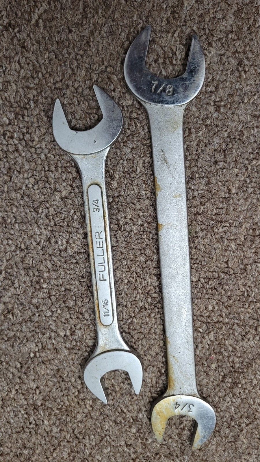 Craftsman MIT Fuller Allen Double Open Ended & Combination Wrench Set Vintage ?