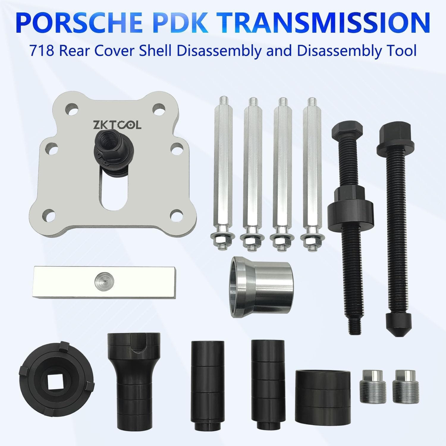 ZKTOOL Dual Clutch Housing Shell Removal Tool Kit For Porsche 718 Cayenne PDK