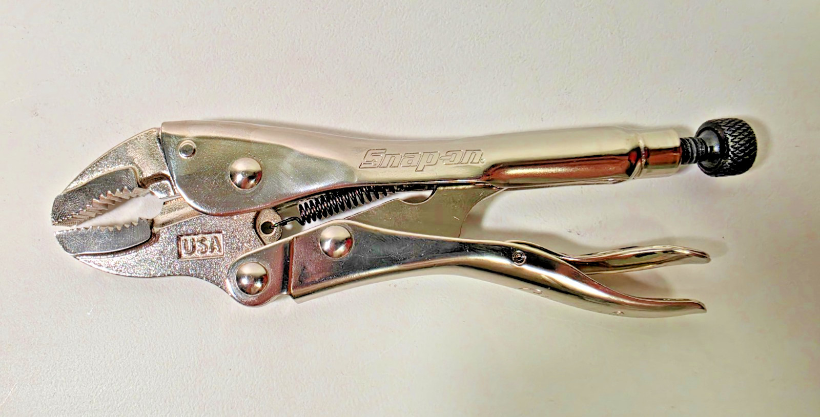 *NEW* Snap-On LP7WC Straight Jaw 7” USA MADE Locking Pliers FAST FREE SHIPPING!!