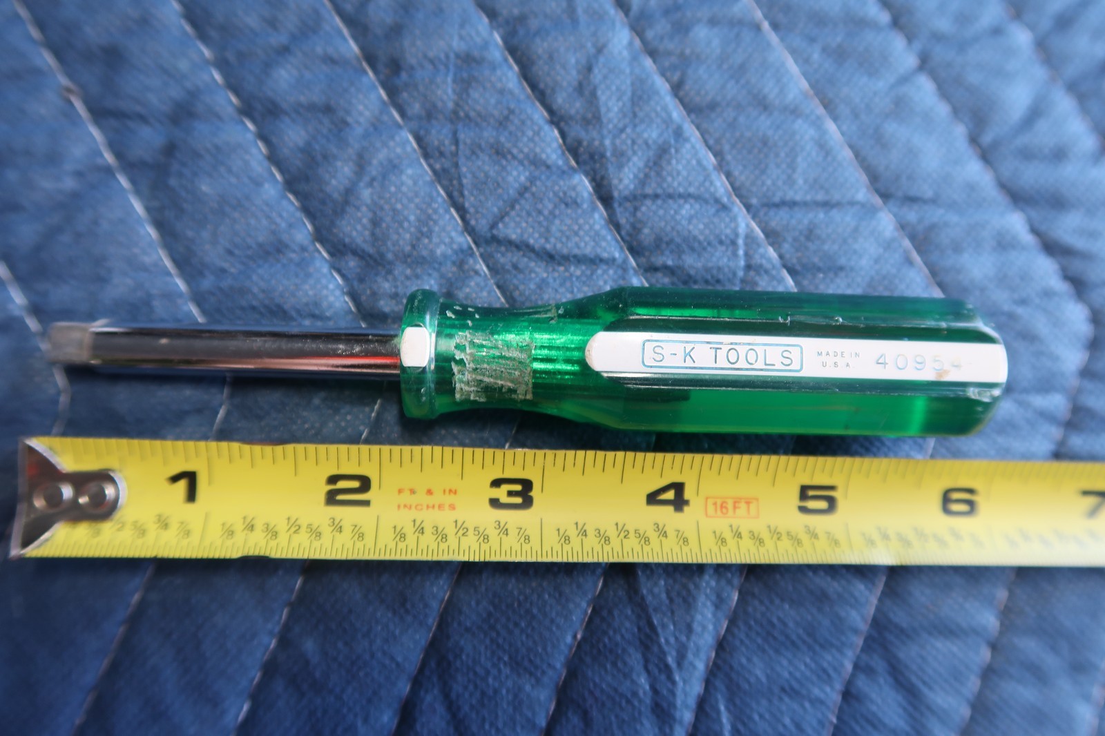 SK Tools 1/4″ Drive Green Handle Spinner Handle Driver 40954 Nice see pictures!