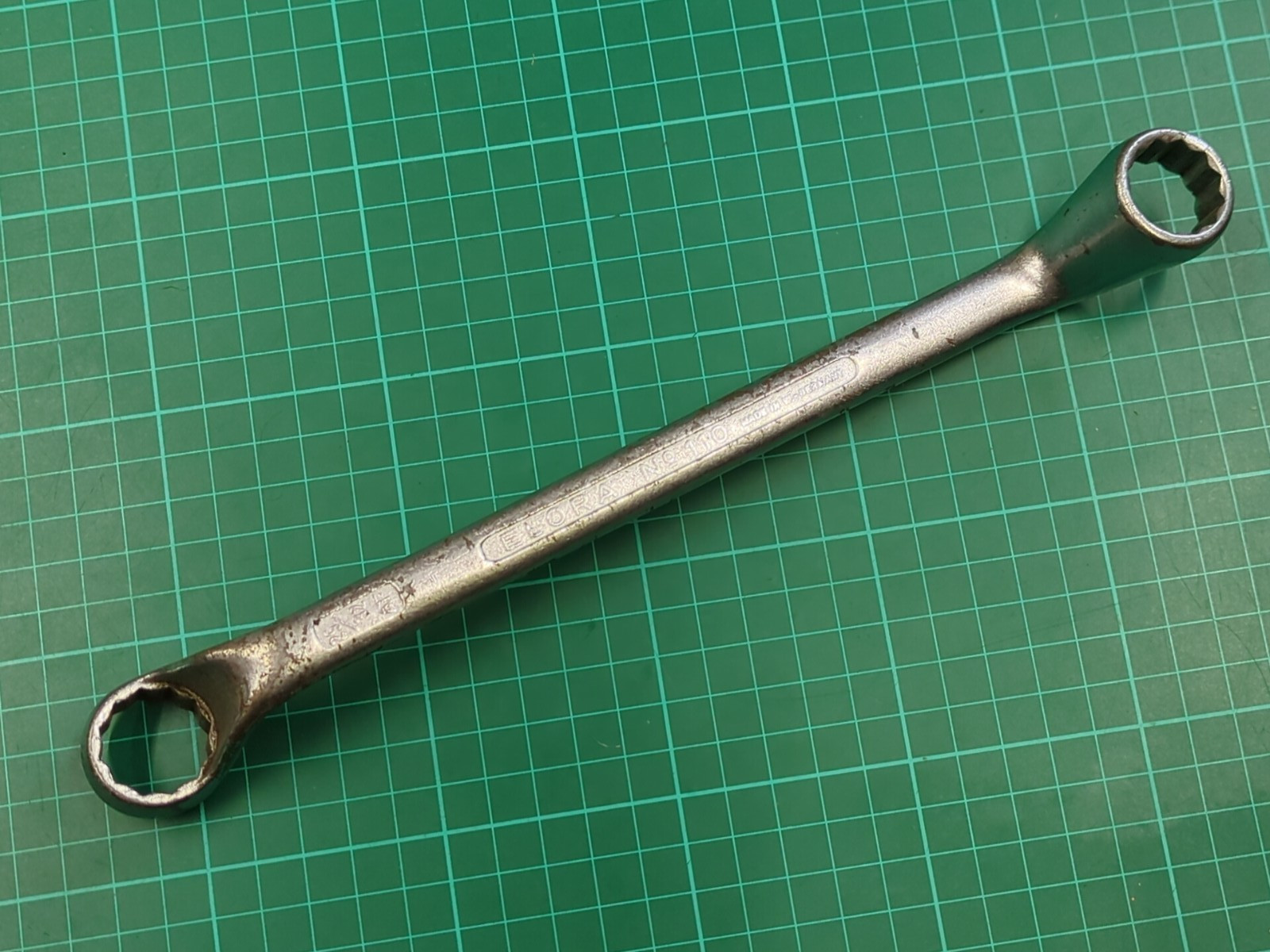 Elora No110, 3/4″ x 25/32″ AF Chrome Vanadium, Offset Ring Spanner, West Germany
