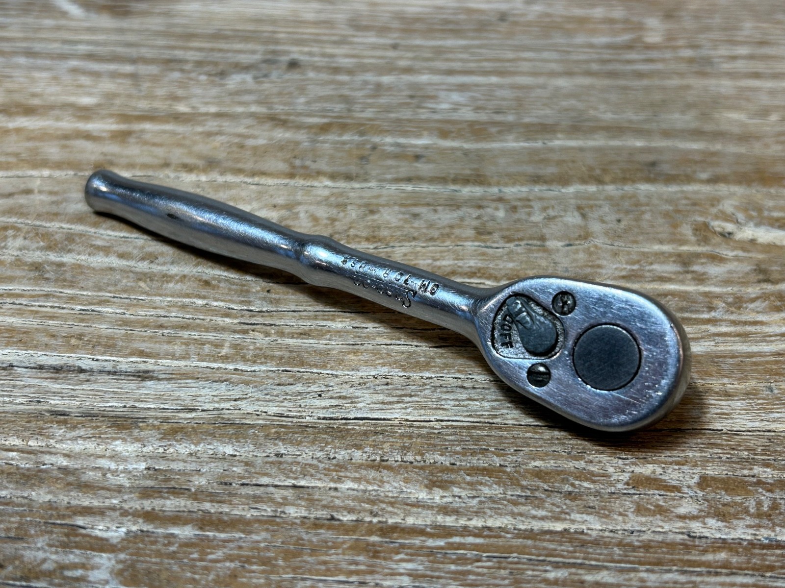 Vintage Snap On 1/4 Dr Ratchet w/ oil hole GM70R FREE SHIPPING GC!
