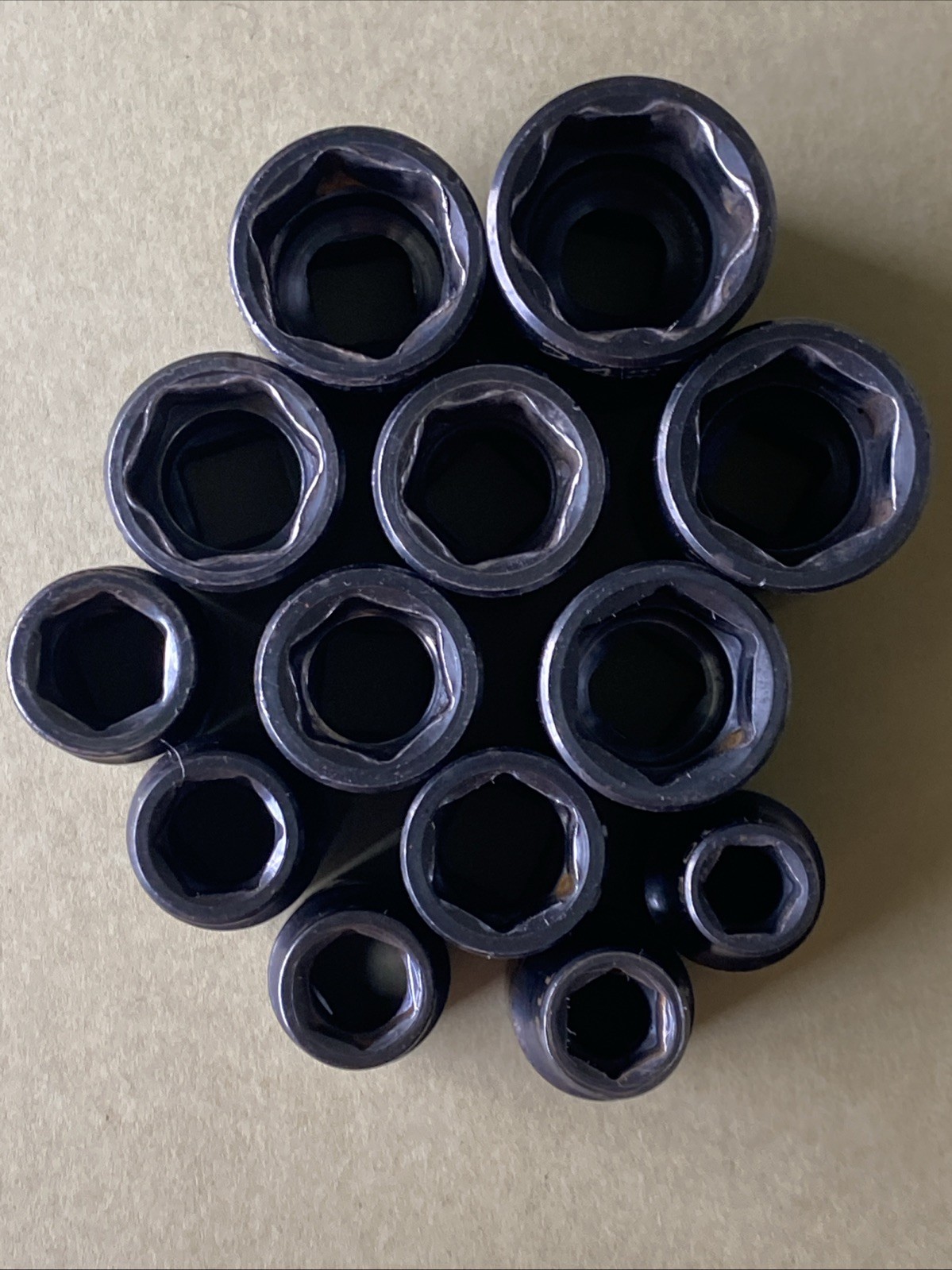 Matco Tools 13-Piece CP Series 1/2″ Drive Metric 6-Point Impact Socket Set USA