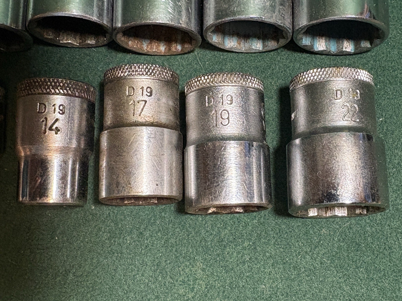 Vintage Gedore D19 TMAX Metric & Imperial 1/2 Drive Socket Set Germany Complete
