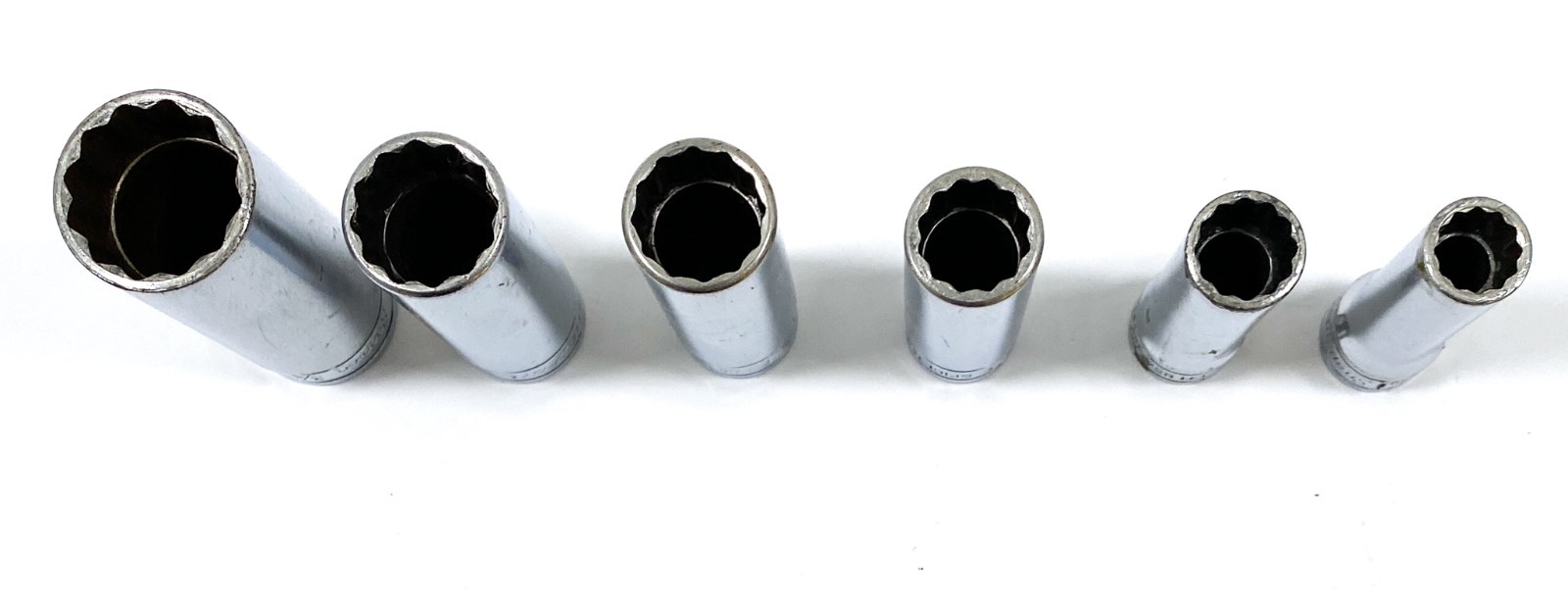 SNAP ON 6 PIECE SOCKET SET 3/8″ DR SF121 SF141 SF161 SF181 SF201 SF241 12PT