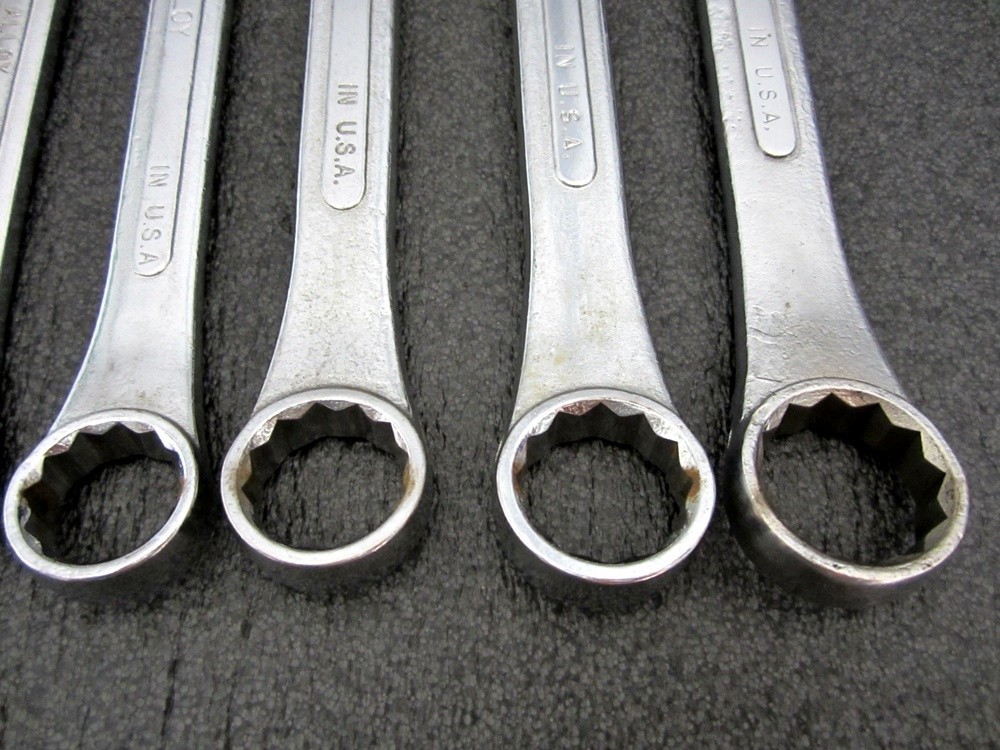 Vintage S-K Tools 13pc SAE Combination Wrench Set 1/4″ to 1″ SK USA