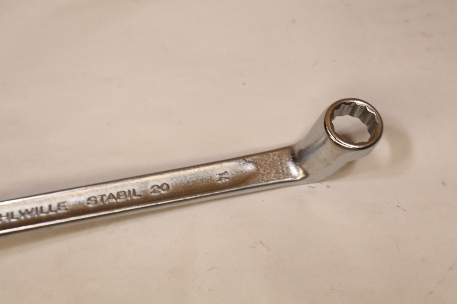 Stahlwille 20 Deep Offset Wrench Spanner Box End 14mm X 15mm unused