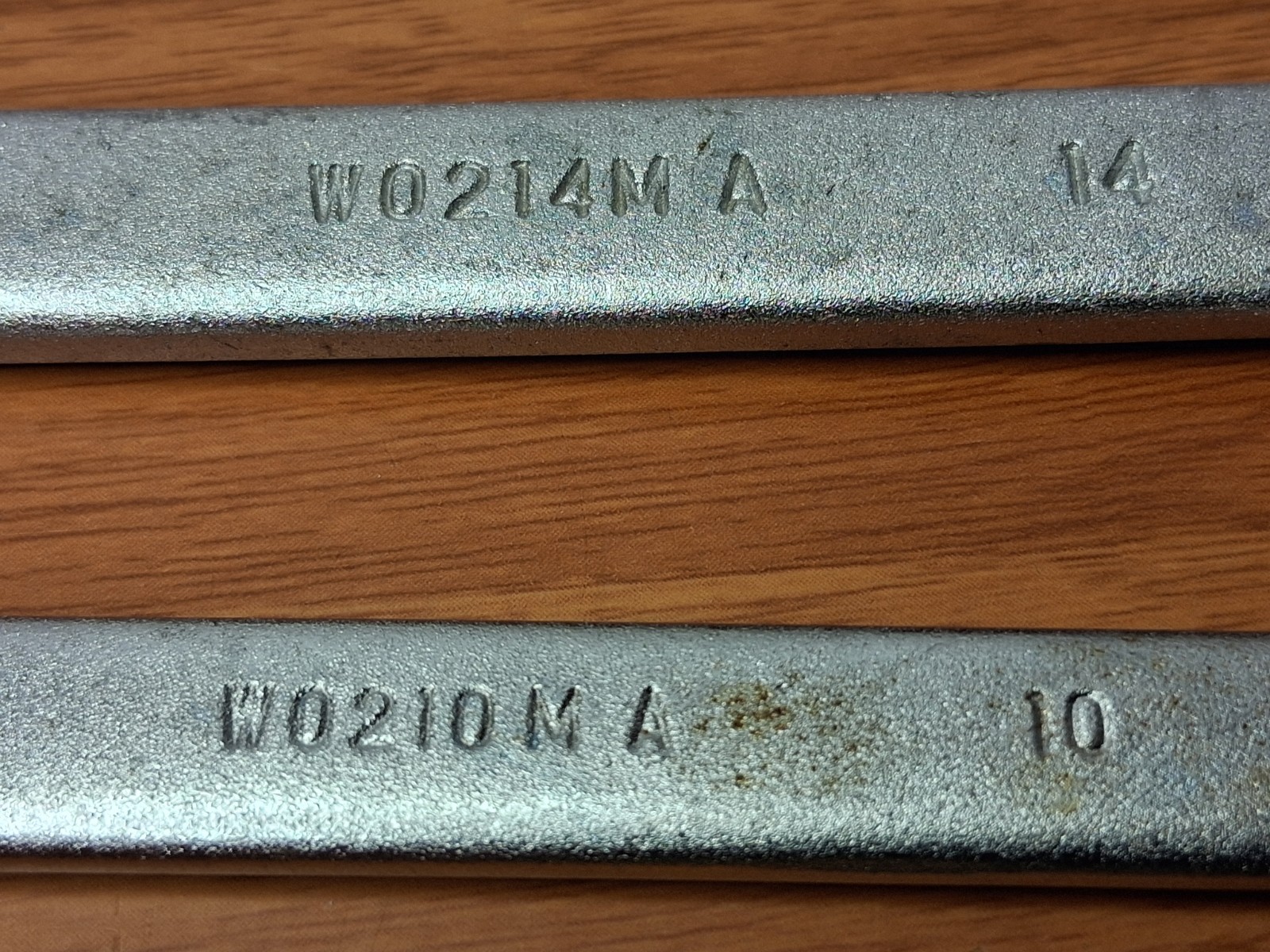 Popular Mechanics METRIC Open End CR-V Wrench Set 10mm, 11mm, 14mm, 15mm